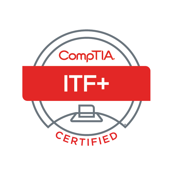 CompTIA ITF+ Certified badge
